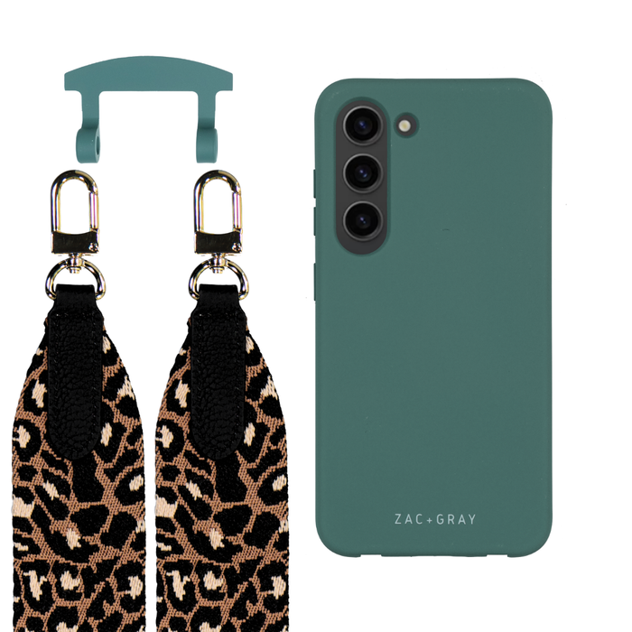 Samsung S26 TIDAL TEAL CASE + PATTERNED STRAP