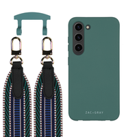 Samsung S24 TIDAL TEAL CASE + PATTERNED STRAP