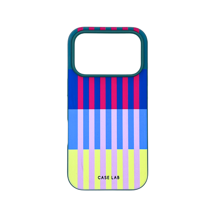 LAKE GREEN MULTI STRIPE PHONE CASE