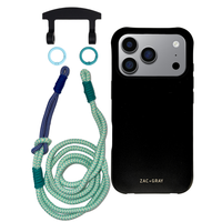 iPhone 17 Pro MIDNIGHT BLACK CASE + KNOTTED CORD