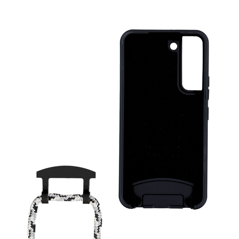 Samsung S21 MIDNIGHT BLACK CASE + GLACIER CORD