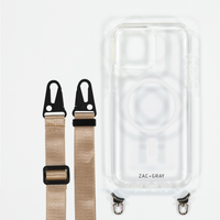 CRYSTAL CLEAR TRANSPARENT CASE WITH STRAP - MAGSAFE