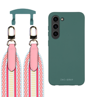 Samsung S24 TIDAL TEAL CASE + PATTERNED STRAP