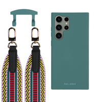 Samsung S25 Ultra TIDAL TEAL CASE + PATTERNED STRAP
