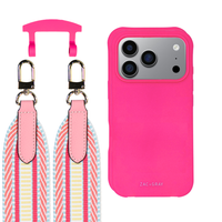 iPhone 17 Pro HOT PINK CASE + PATTERNED STRAP