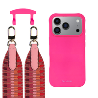 iPhone 17 Pro HOT PINK CASE + PATTERNED STRAP