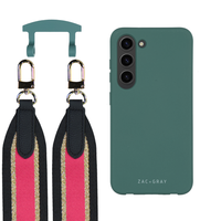 Samsung S24 TIDAL TEAL CASE + PATTERNED STRAP