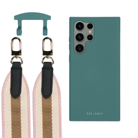 Samsung S25 Ultra TIDAL TEAL CASE + PATTERNED STRAP