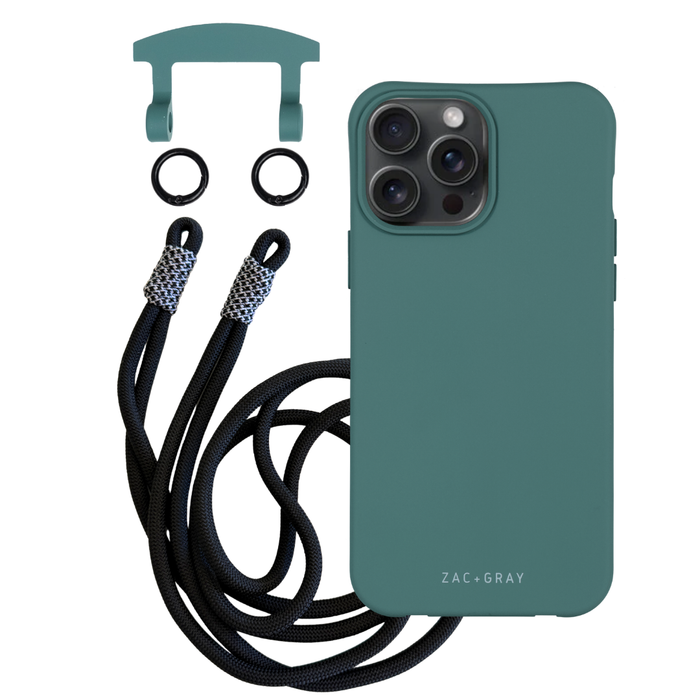 iPhone 17 Pro Max TIDAL TEAL CASE + KNOTTED CORD
