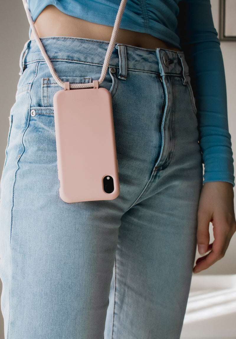 iPhone 13 Pro ROSÉ PINK CASE + CORD - MAGSAFE