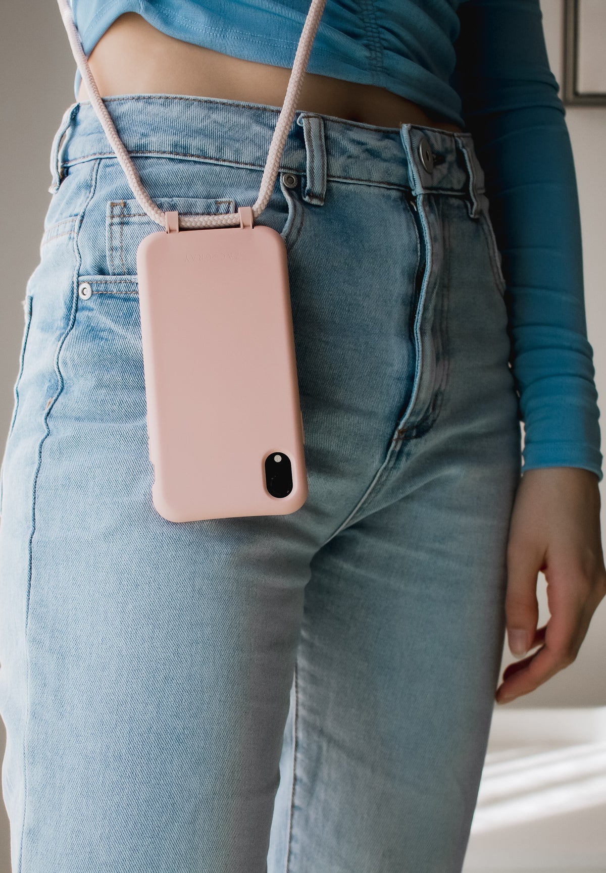 iPhone 12 and iPhone 12 Pro ROSÉ PINK CASE + ROSÉ PINK CORD