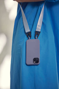 iPhone 15 BLUE FOG CASE + SKY BLUE STRAP