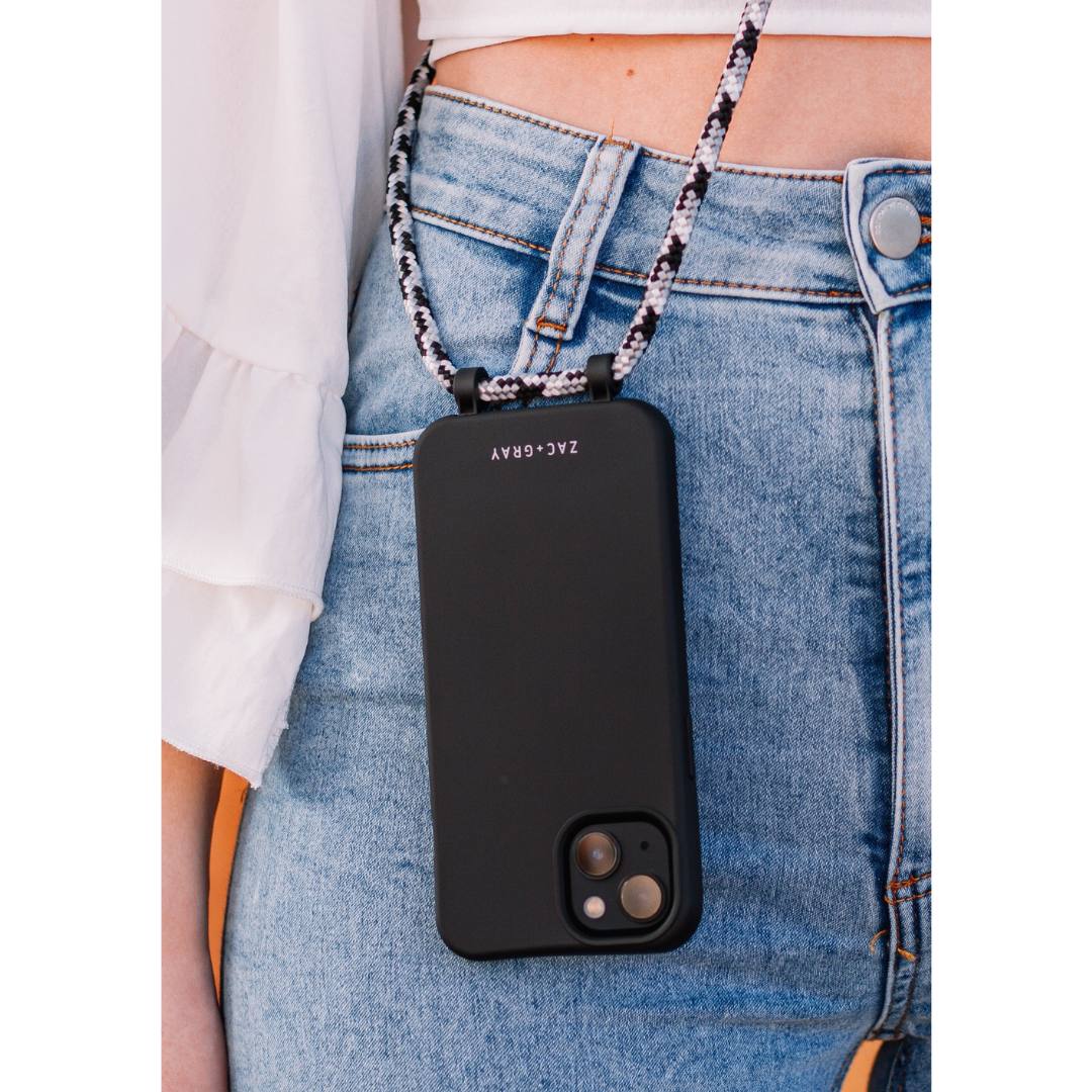 Samsung S25 Ultra MIDNIGHT BLACK CASE + CORD