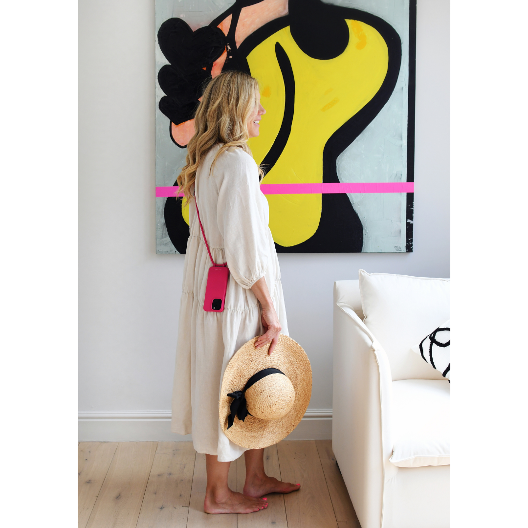 iPhone 12 and 12 Pro HOT PINK CASE + CORD