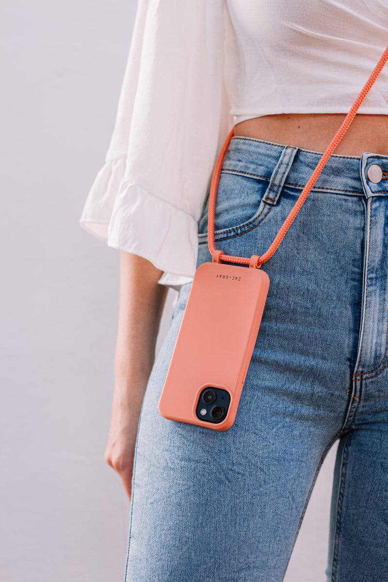 iPhone 12 mini SUNSET CORAL CASE + SUNSET CORAL CORD