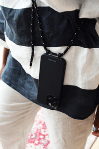 iPhone 13 MIDNIGHT BLACK CASE + MIDNIGHT SKY CORD