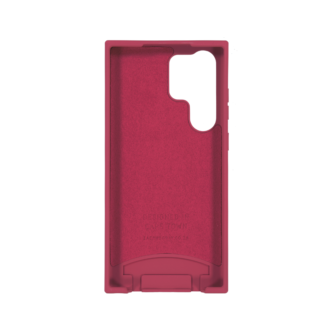 Samsung S25 Ultra RASPBERRY RED CASE + CORD