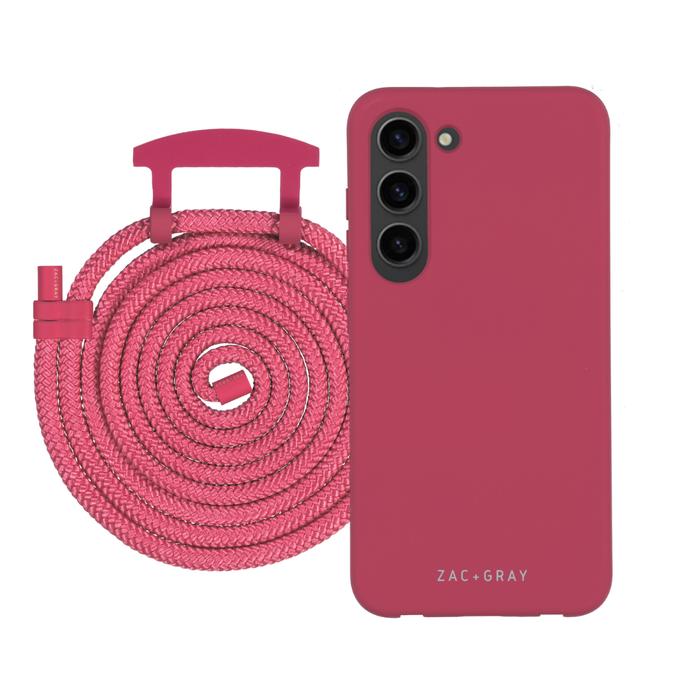 Samsung S26 RASPBERRY RED CASE + CORD