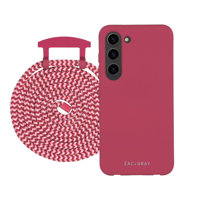 Samsung S26 RASPBERRY RED CASE + CORD