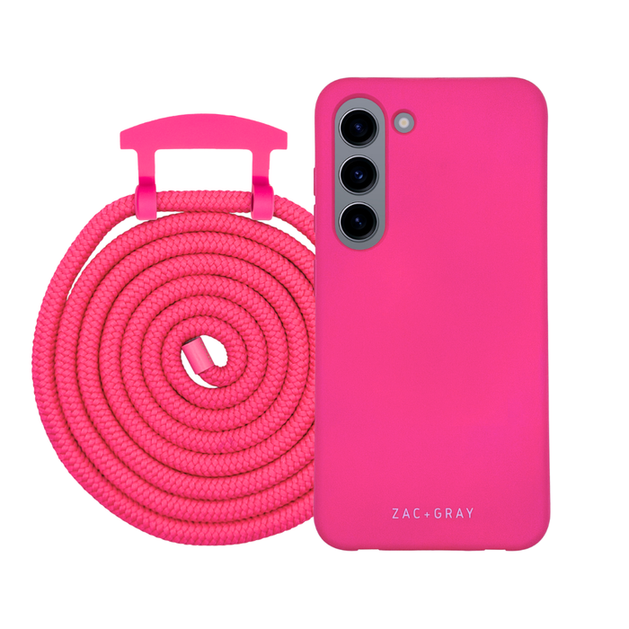 Samsung S23 HOT PINK CASE + CORD