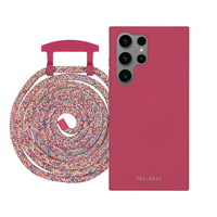 Samsung S25 Ultra RASPBERRY RED CASE + CORD