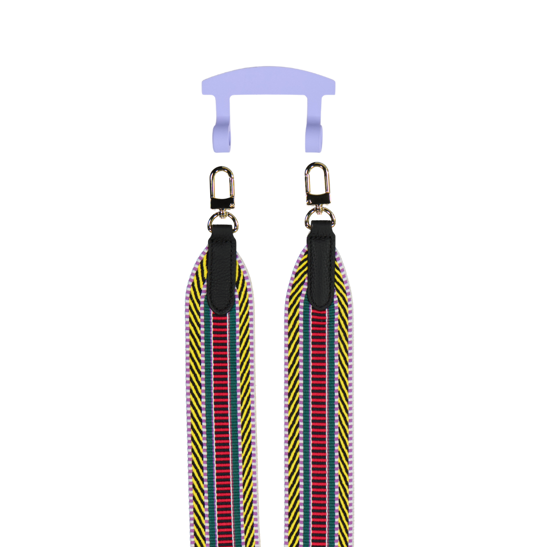 PATTERNED STRAP + HOOK