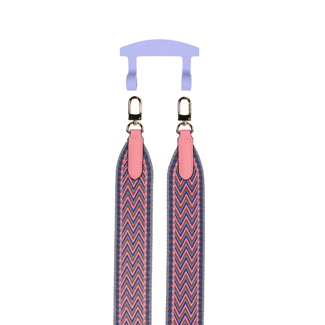 PATTERNED STRAP + HOOK