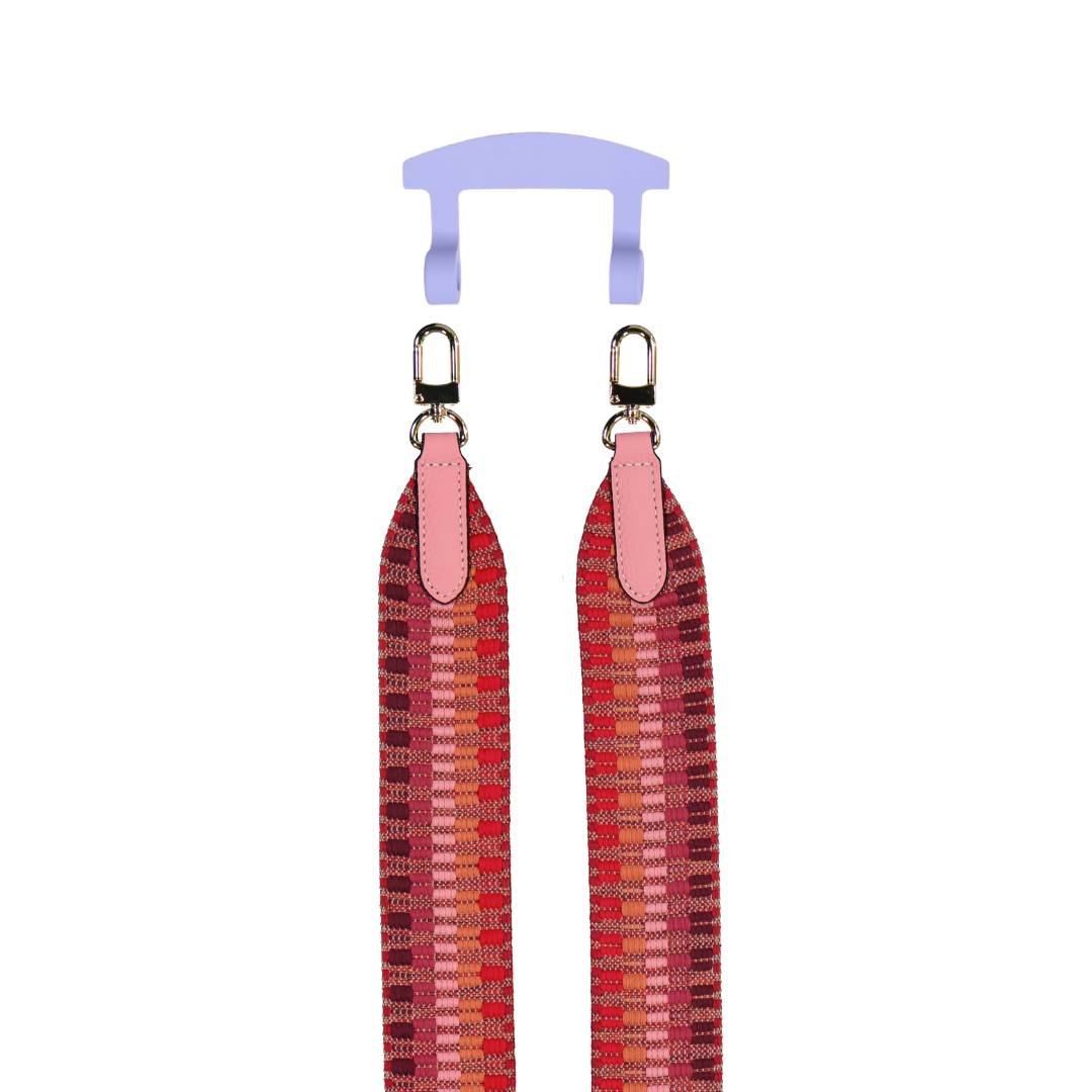 PATTERNED STRAP + HOOK