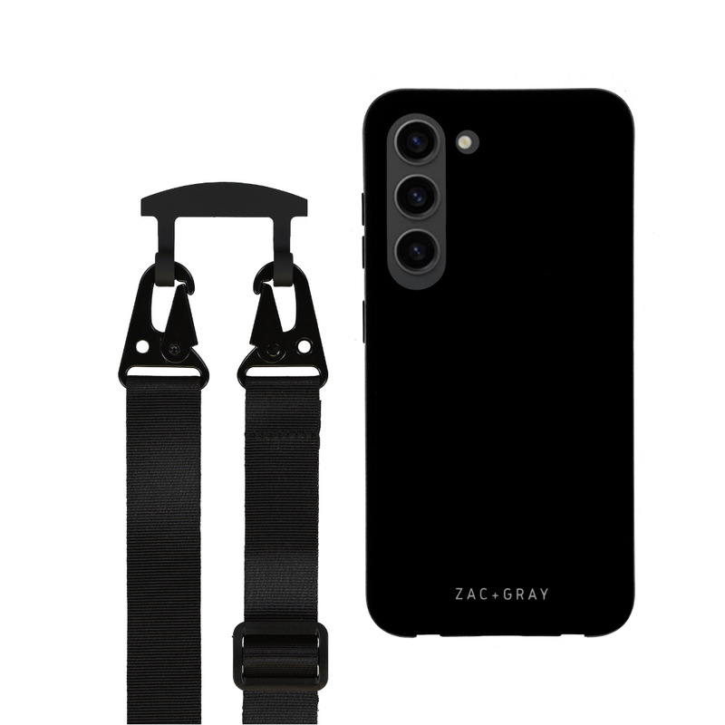 Samsung S21 FE MIDNIGHT BLACK CASE + MIDNIGHT BLACK STRAP