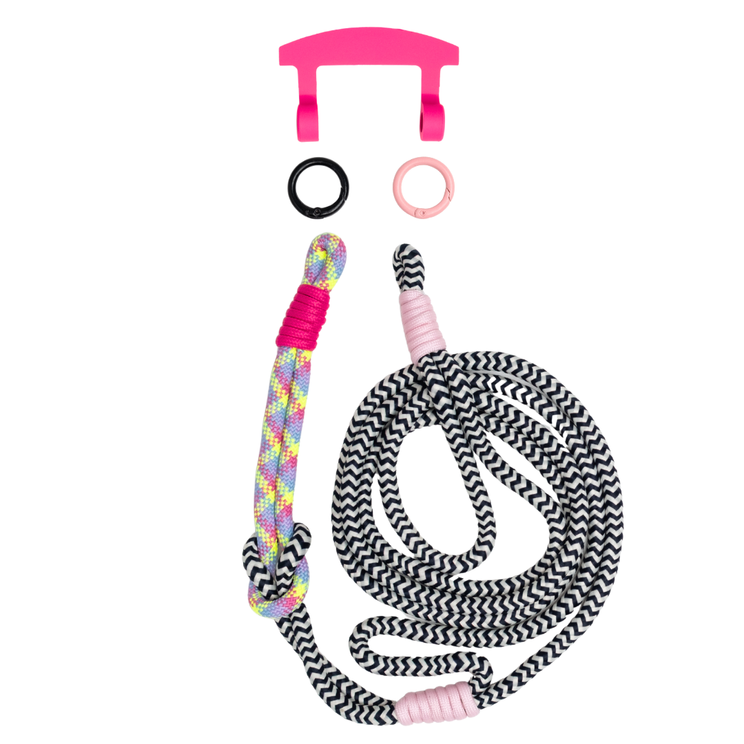 ELECTRIC BLOOM KNOTTED CORD + HOOK