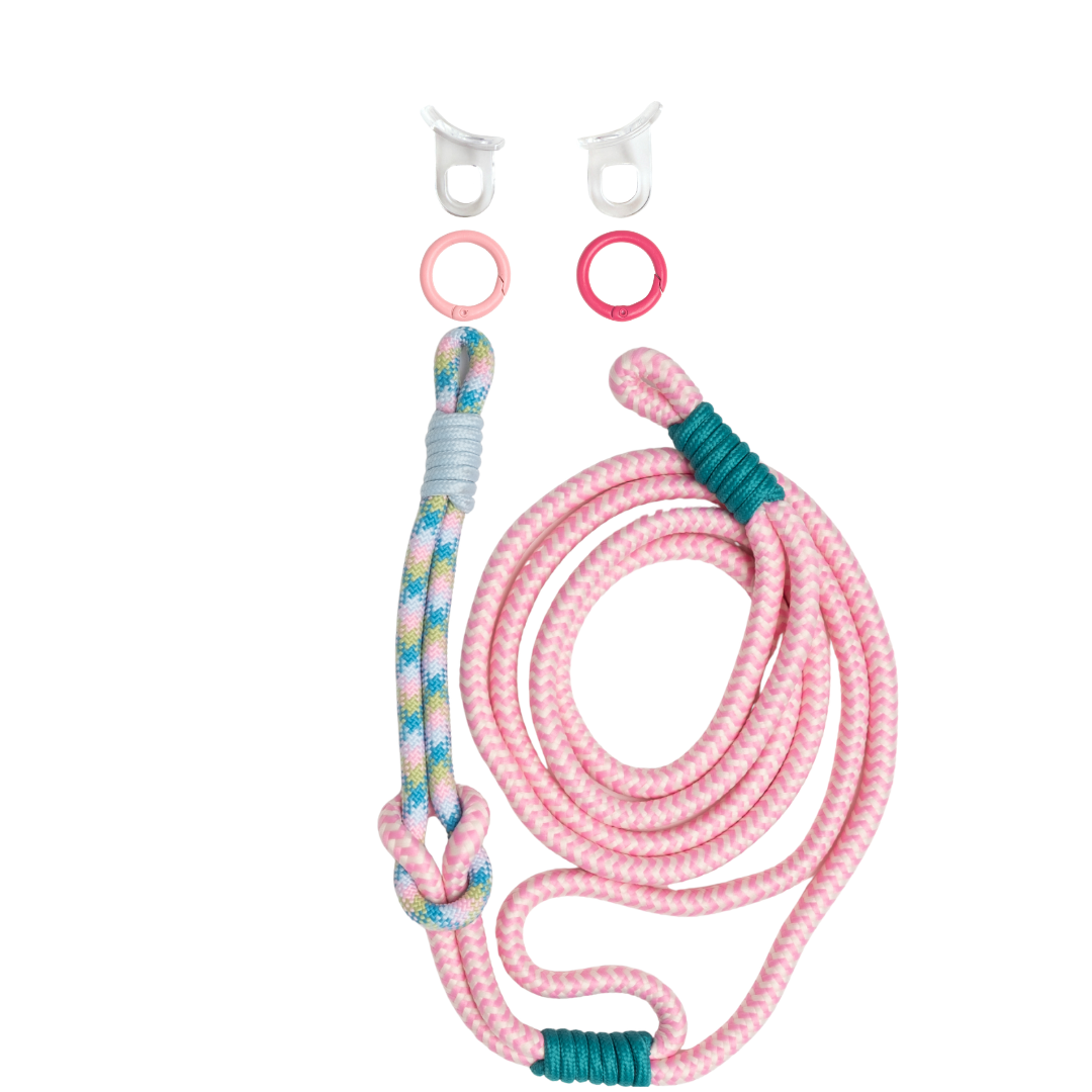 LAGOON BLOOM KNOTTED CORD + RINGS