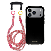 iPhone 17 Pro MIDNIGHT BLACK CASE + KNOTTED CORD