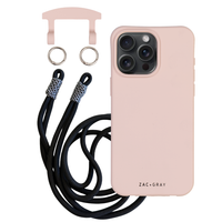 iPhone 11 Pro Max ROSÉ PINK CASE + KNOTTED CORD