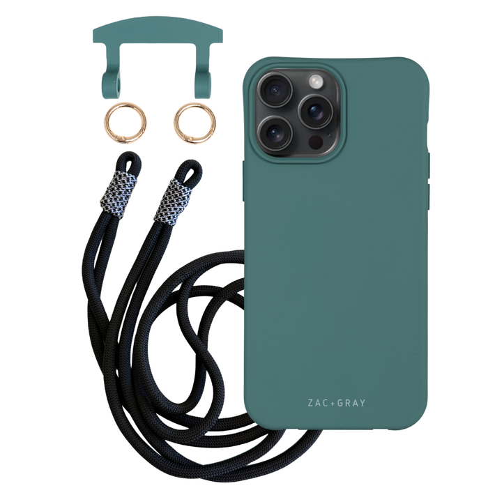 iPhone 17 Pro Max TIDAL TEAL CASE + KNOTTED CORD