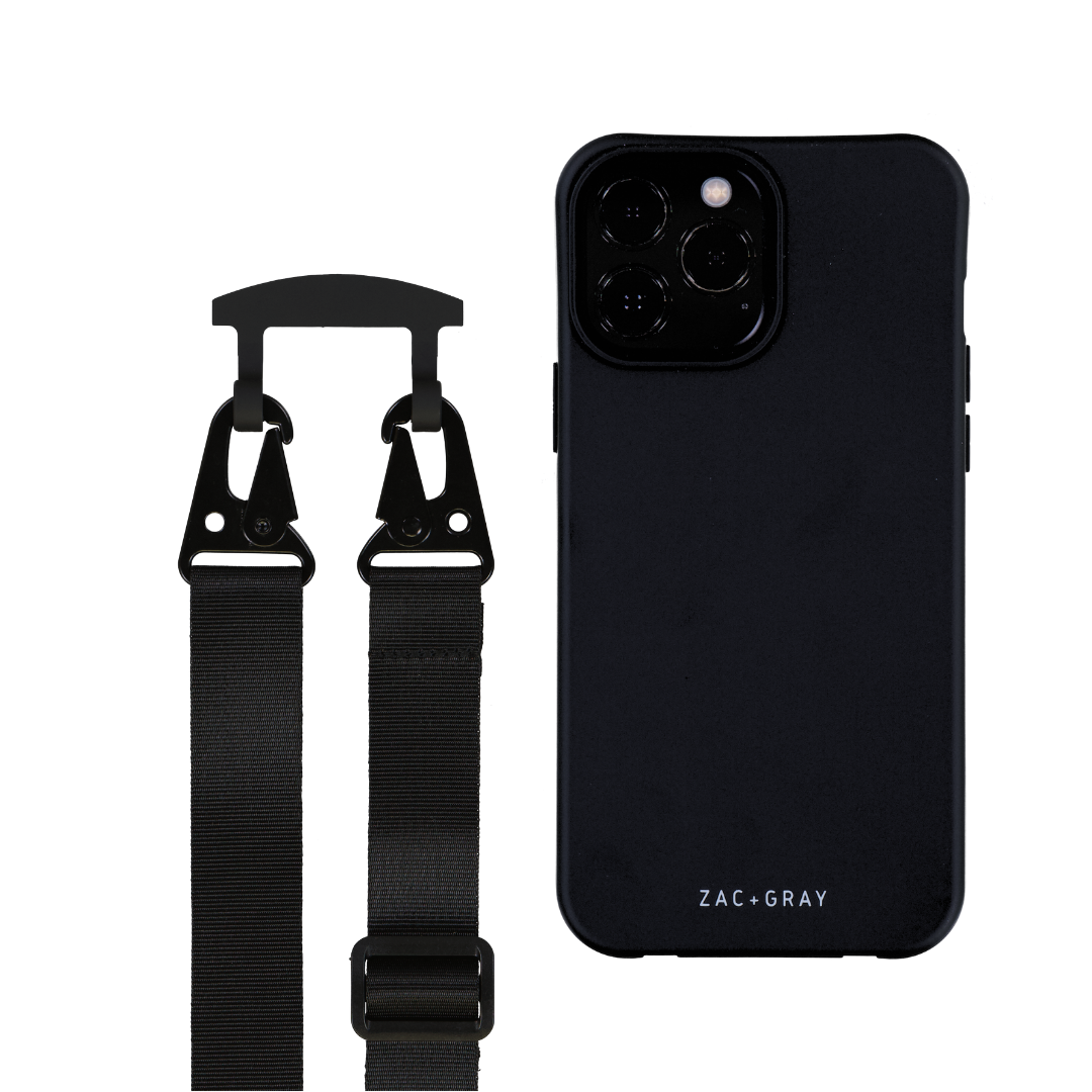 iPhone X and iPhone XS MIDNIGHT BLACK CASE + MIDNIGHT BLACK STRAP