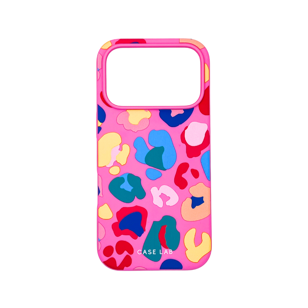 CANDY PINK MULTI LEOPARD PHONE CASE