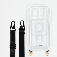 CRYSTAL CLEAR TRANSPARENT CASE WITH STRAP - MAGSAFE