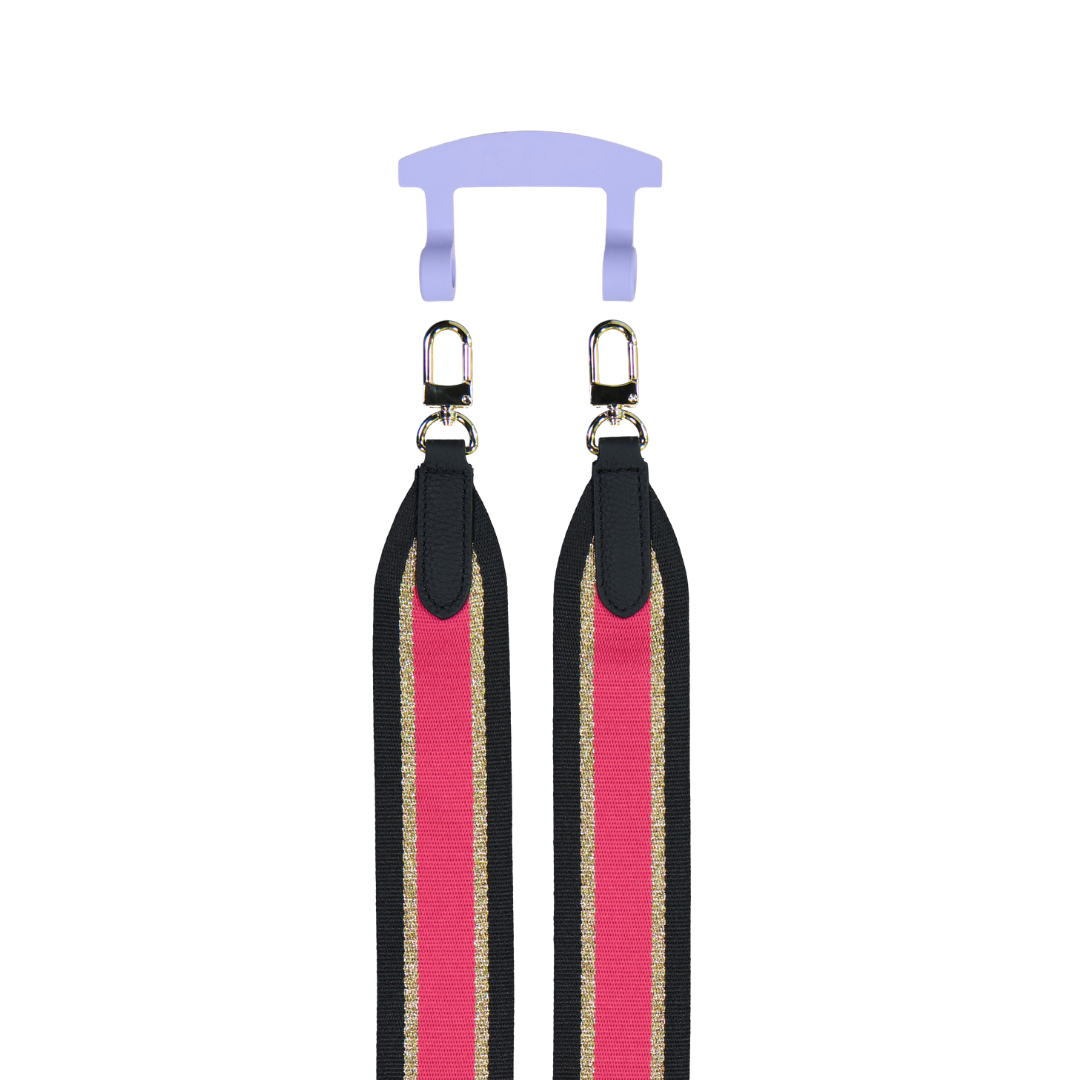 PATTERNED STRAP + HOOK