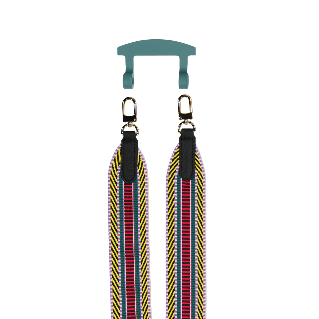 PATTERNED STRAP + HOOK