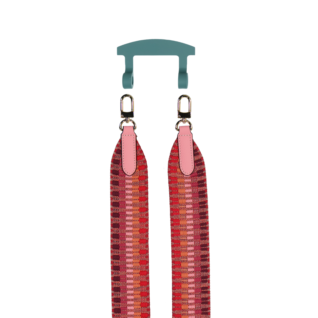 PATTERNED STRAP + HOOK