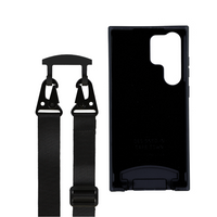 Samsung S23 Ultra MIDNIGHT BLACK CASE + MIDNIGHT BLACK STRAP