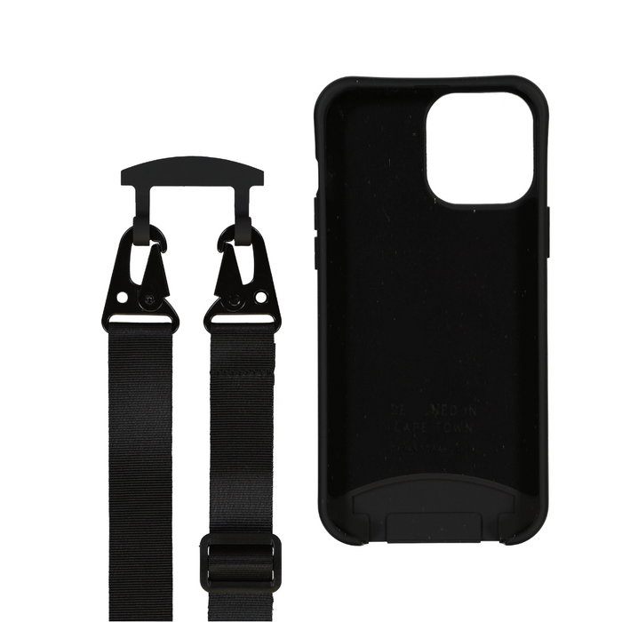 iPhone 12 Pro Max MIDNIGHT BLACK CASE + MIDNIGHT BLACK STRAP