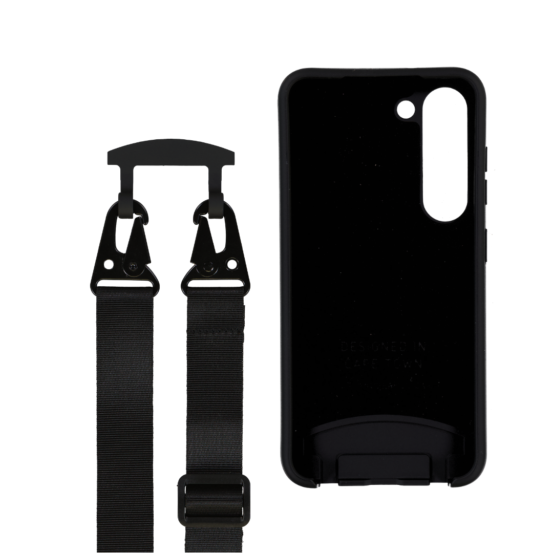 Samsung S24 Plus MIDNIGHT BLACK CASE + MIDNIGHT BLACK STRAP