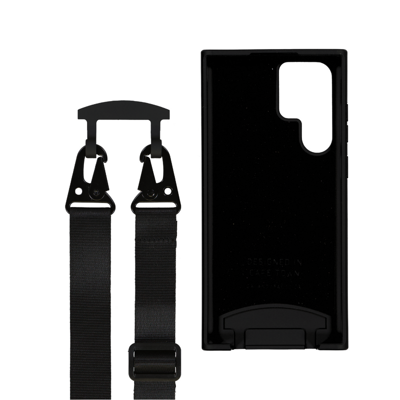 Samsung S22 Ultra MIDNIGHT CASE + MIDNIGHT BLACK STRAP