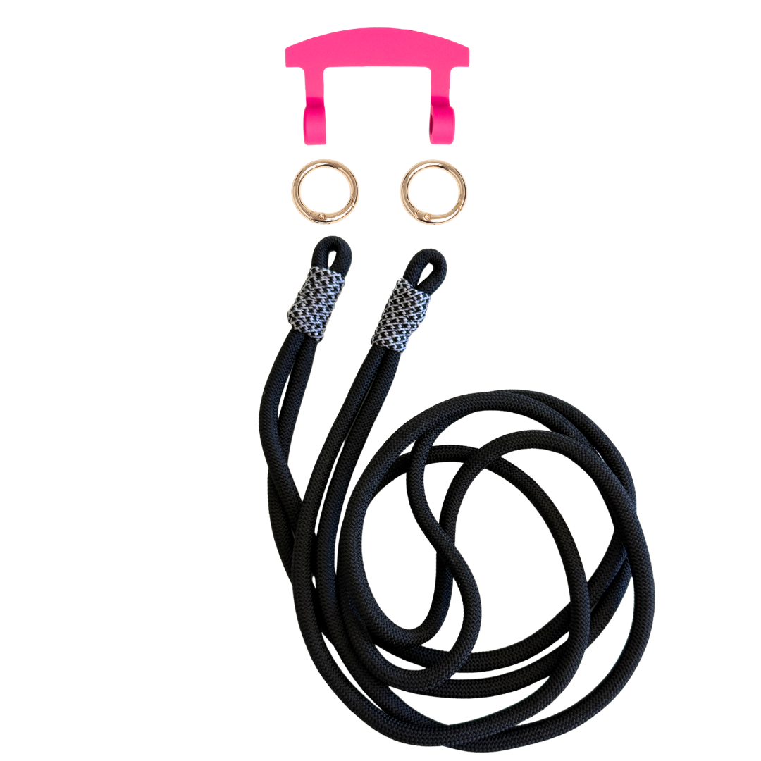 MIDNIGHT BLOOM KNOTTED CORD + HOOK