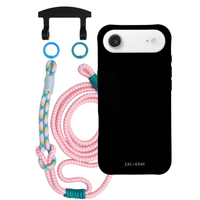 iPhone 17 Air MIDNIGHT BLACK CASE + KNOTTED CORD