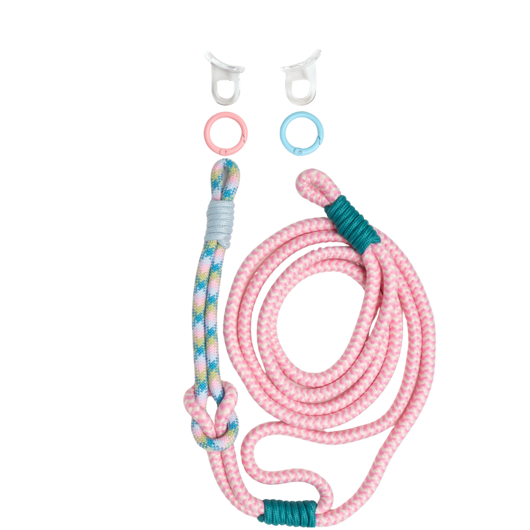 LAGOON BLOOM KNOTTED CORD + RINGS