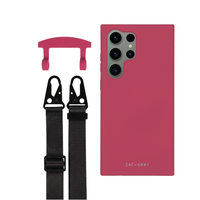 Samsung S25 Ultra RASPBERRY RED CASE + STRAP