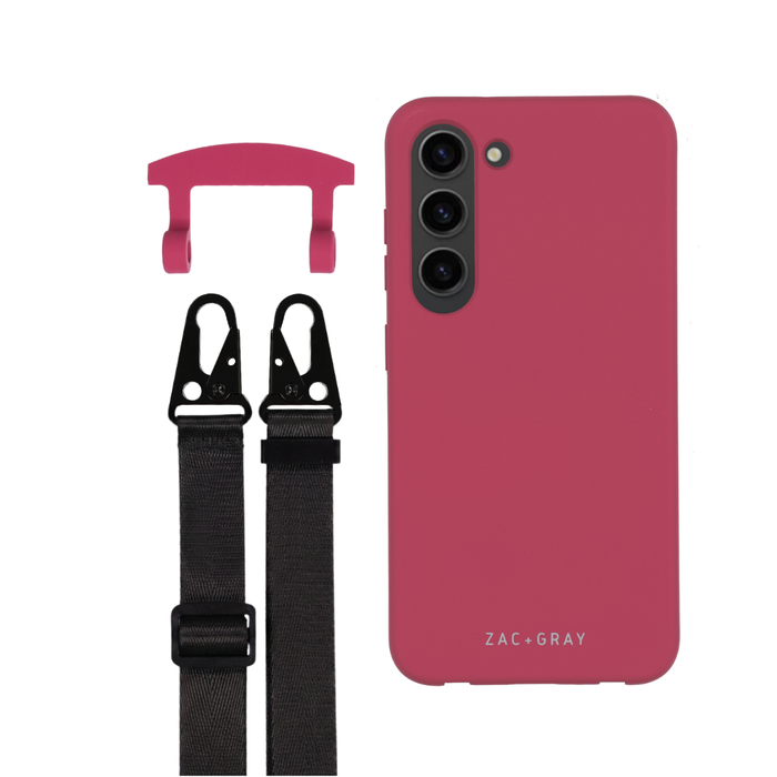 Samsung S26 RASPBERRY RED CASE + STRAP