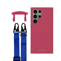 Samsung S25 Ultra RASPBERRY RED CASE + STRAP
